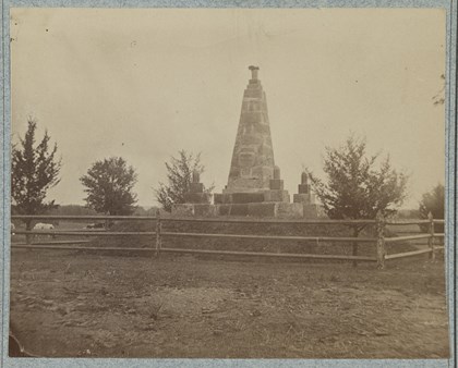 Photograph of the Patriots Monument after the Dedication