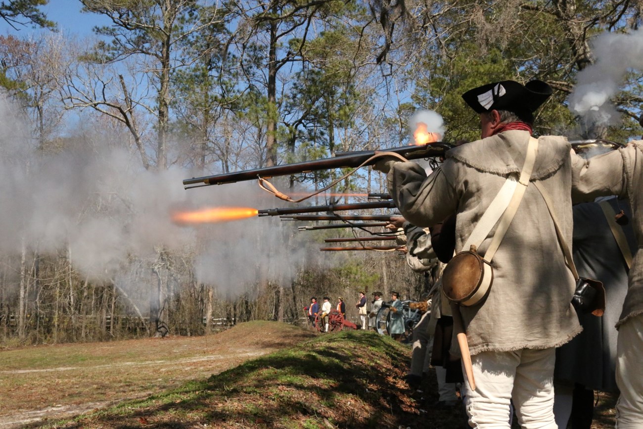 Muskets Firing
