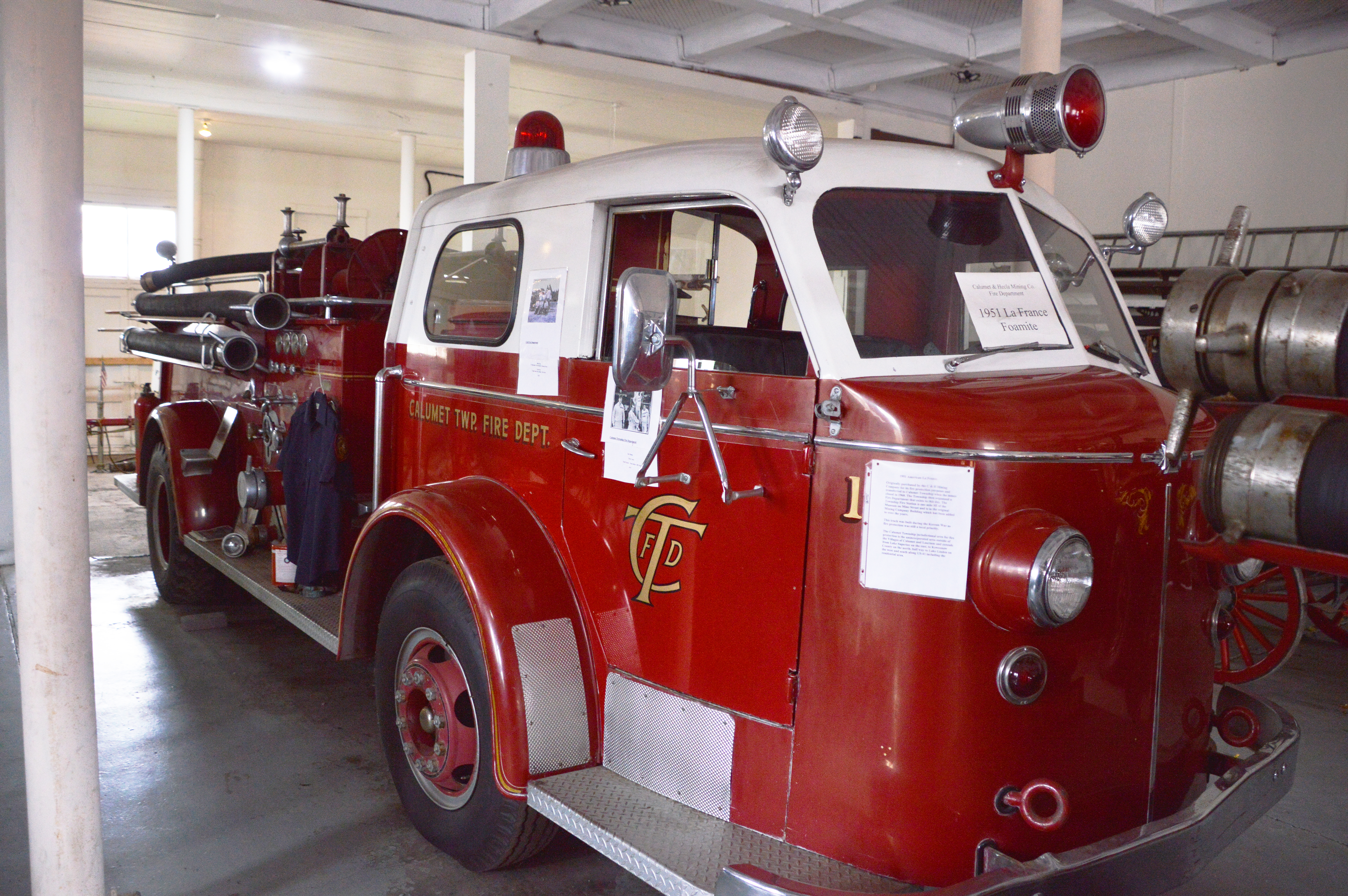 Lafrance Foamite Passengers Fire Truck from 1951