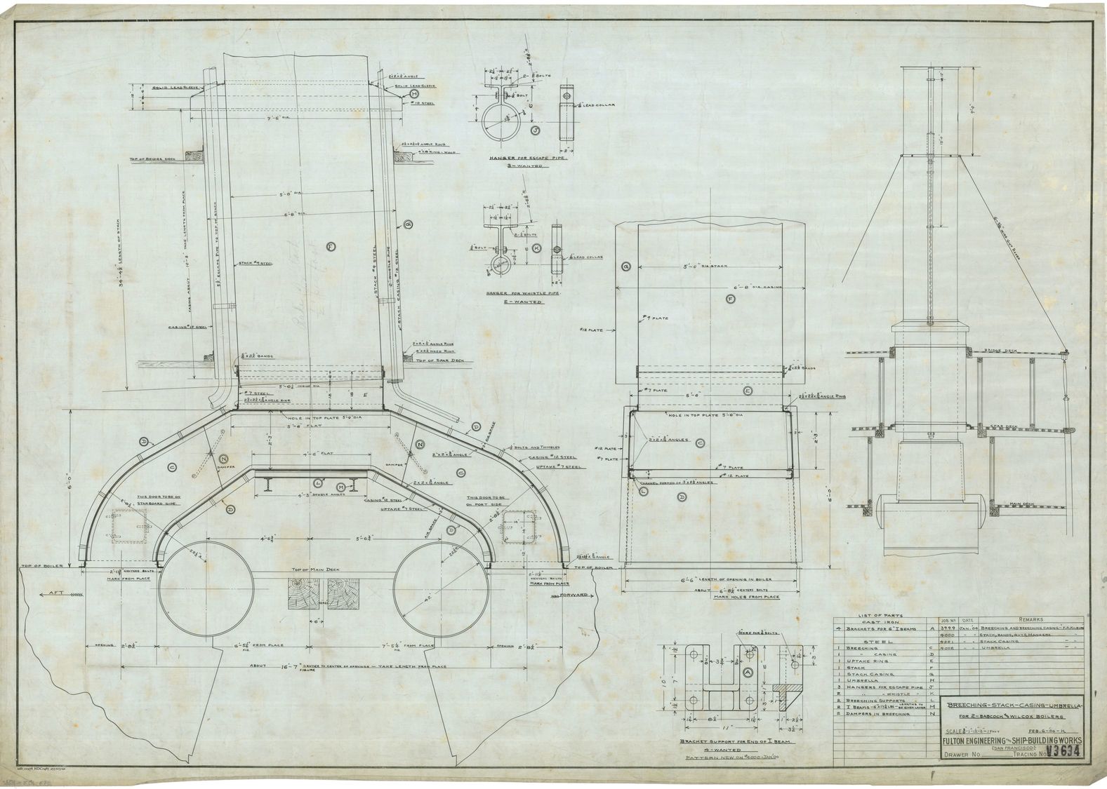 plan for a 1904 boiler