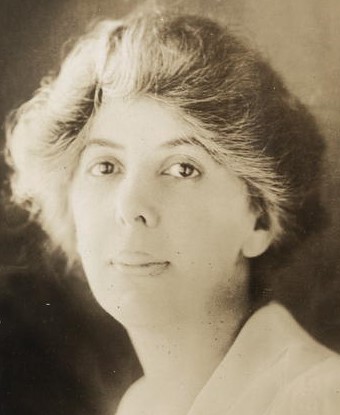  Nina E. Allender, studio portrait, head and shoulders
