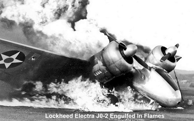 Burning Aircraft, Ewa Field, December 7, 1941