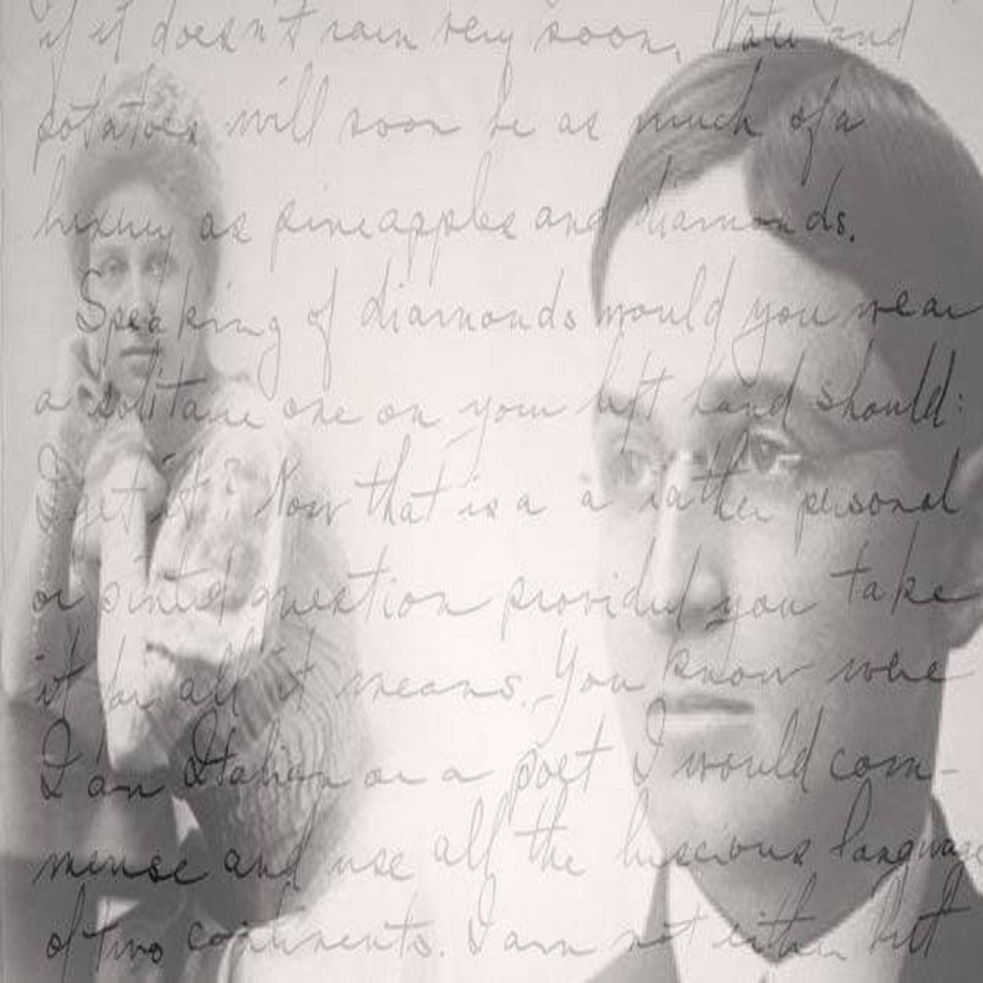 Young Bess Wallace, Young Harry Truman, handwriting background.
