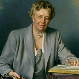 portrait of First Lady Eleanor Roosevelt