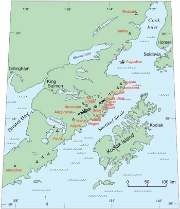 map of the upper Alaska Peninsula