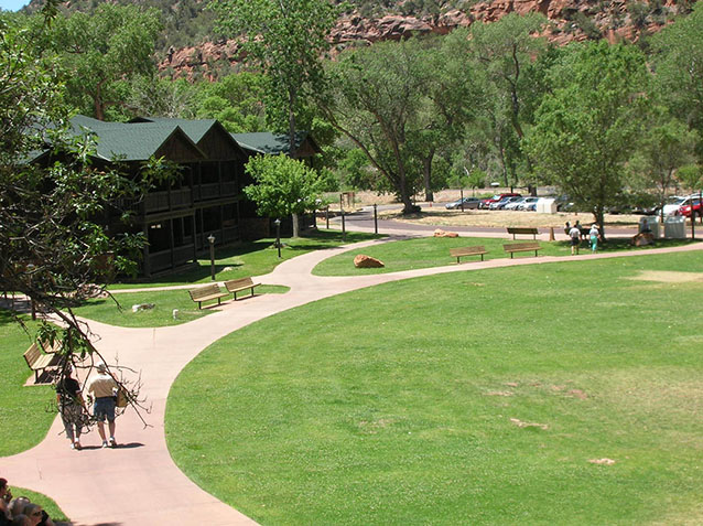 Motel at Zion Lodge, 2008 (J. Cowley, NPS)