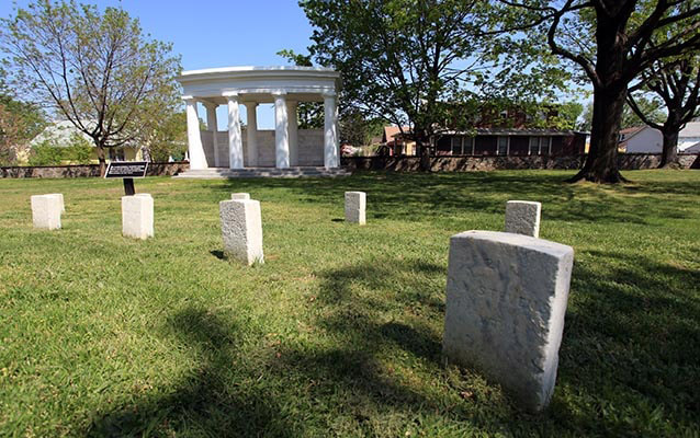 Rostrum at Battleground National Cemetery (NPS)