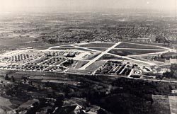 Aerial view of Bowman Field