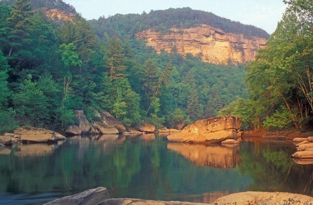 Cliffs in Big South Fork National River and Recreation Area