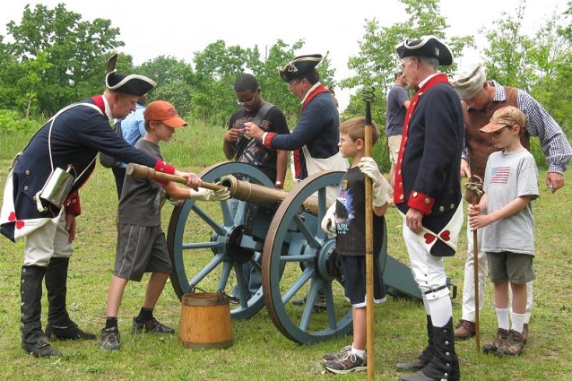 Cannon Drill Reenactment (Cowpens National Battlefield)