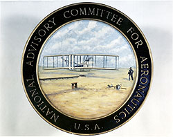  The official seal for the National Advisory Committee for Aeronautics (NACA) 