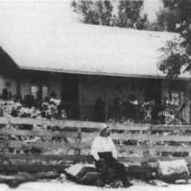 Photo of the Ray House on the Wilson's Creek battlefield