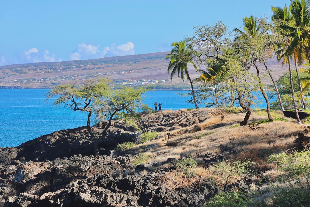 Coastal trail section of Ala Kahakai