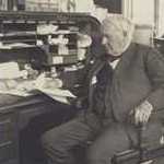 Edison at his desk