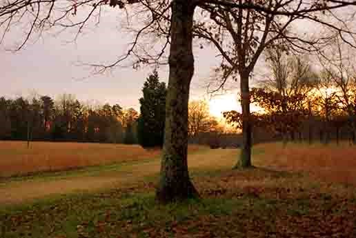 Sunrise over the Green River Road, December 2009