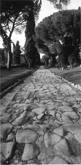 Figure 2: Stone roadbed of the Appian Way.