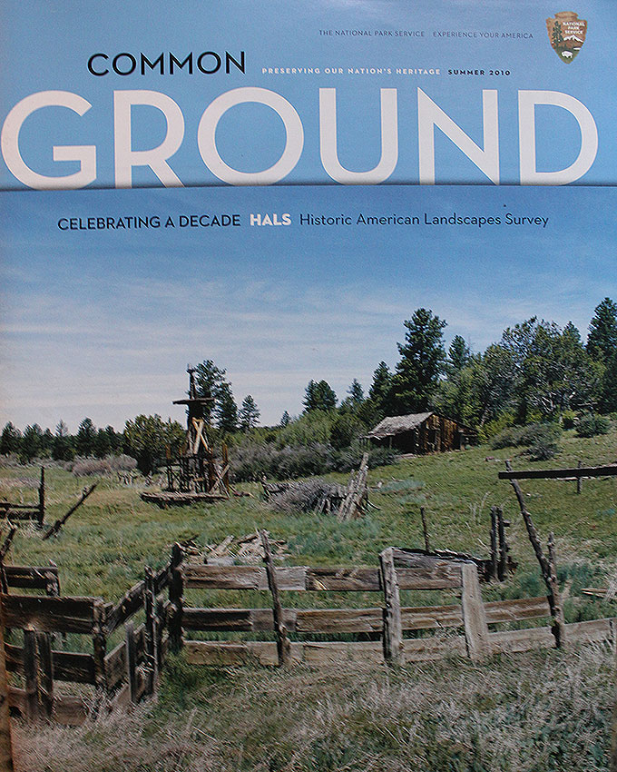 Common Ground Magazine, Spring 2010 - National Park Service