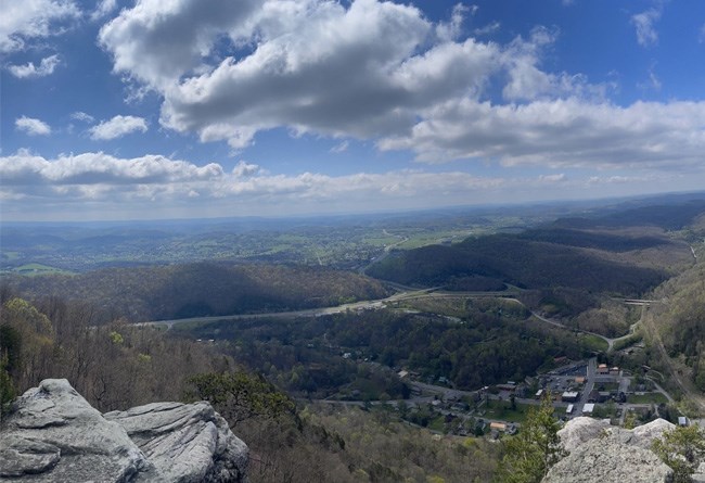 View from the pinnacle overlook.