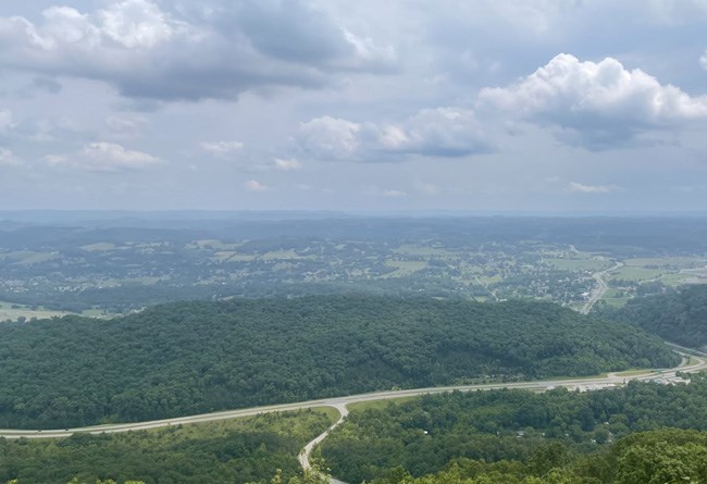 View from Powell Overlook.