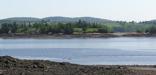 Saint Croix Island in middle of river