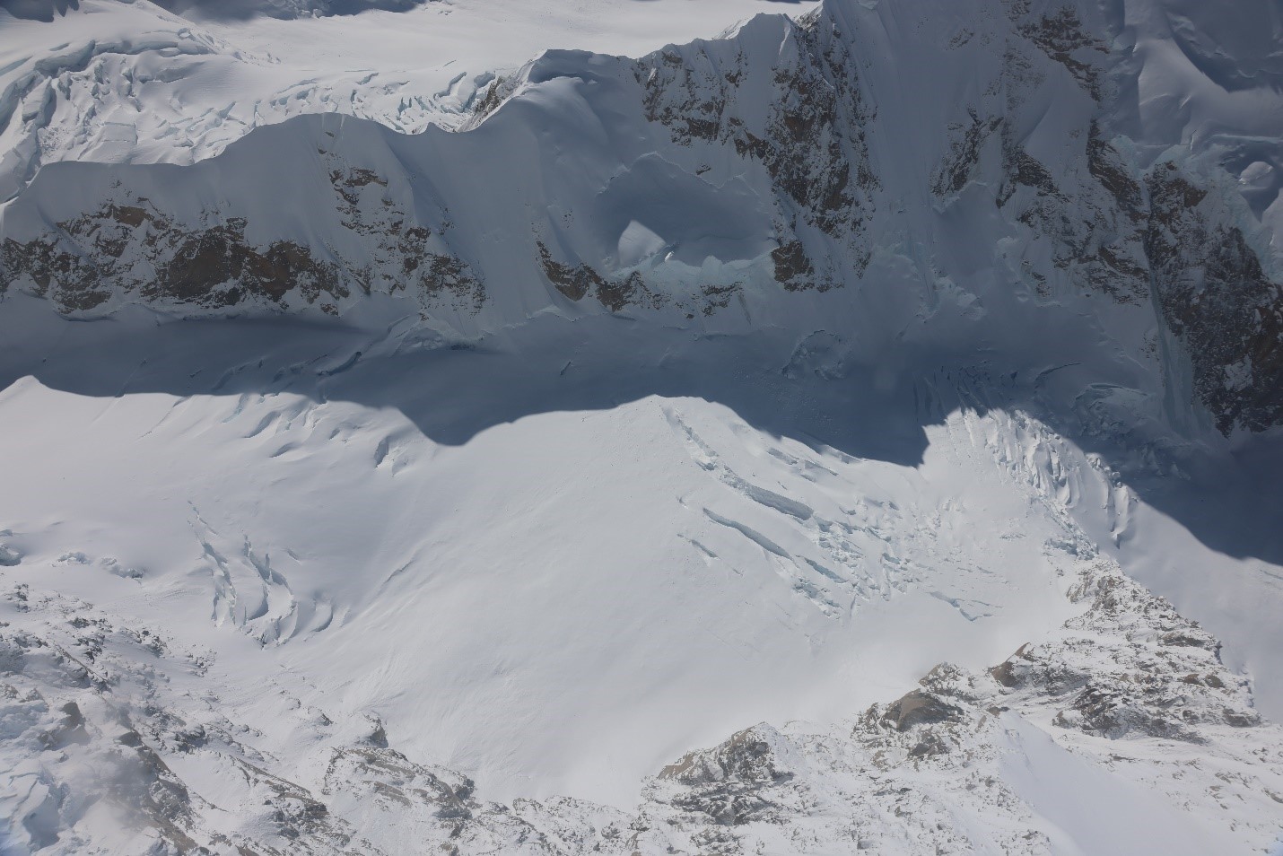 Upper NE Fork icefall 