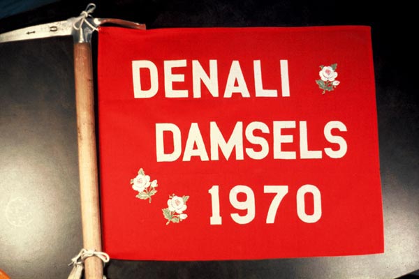 Team flag from the Denali Damsels Expedition