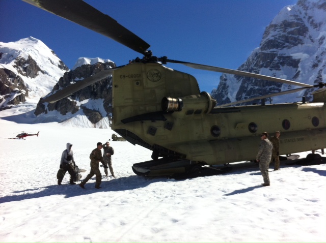 Chinook camp extraction