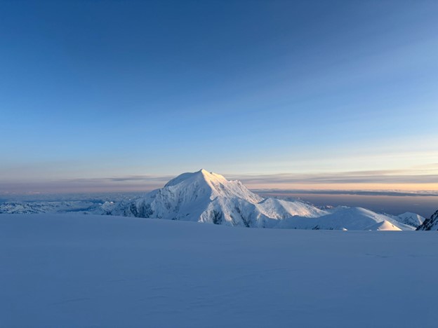 Sultana Ridge on Mt. Foraker, viewed from 14k