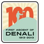Logo for "First Ascent of Denali"