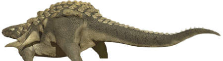 a computer image of a spiny backed dinosaur