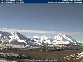 Image of Mount McKinley, other mountains