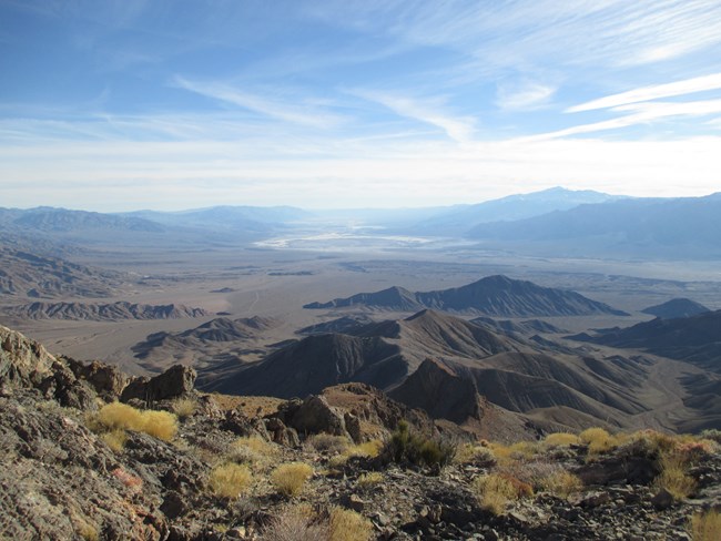 Panorama view from the top of a mountain.