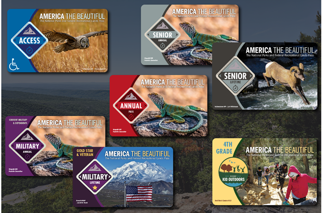 A selection of passes over a picture of a valley.