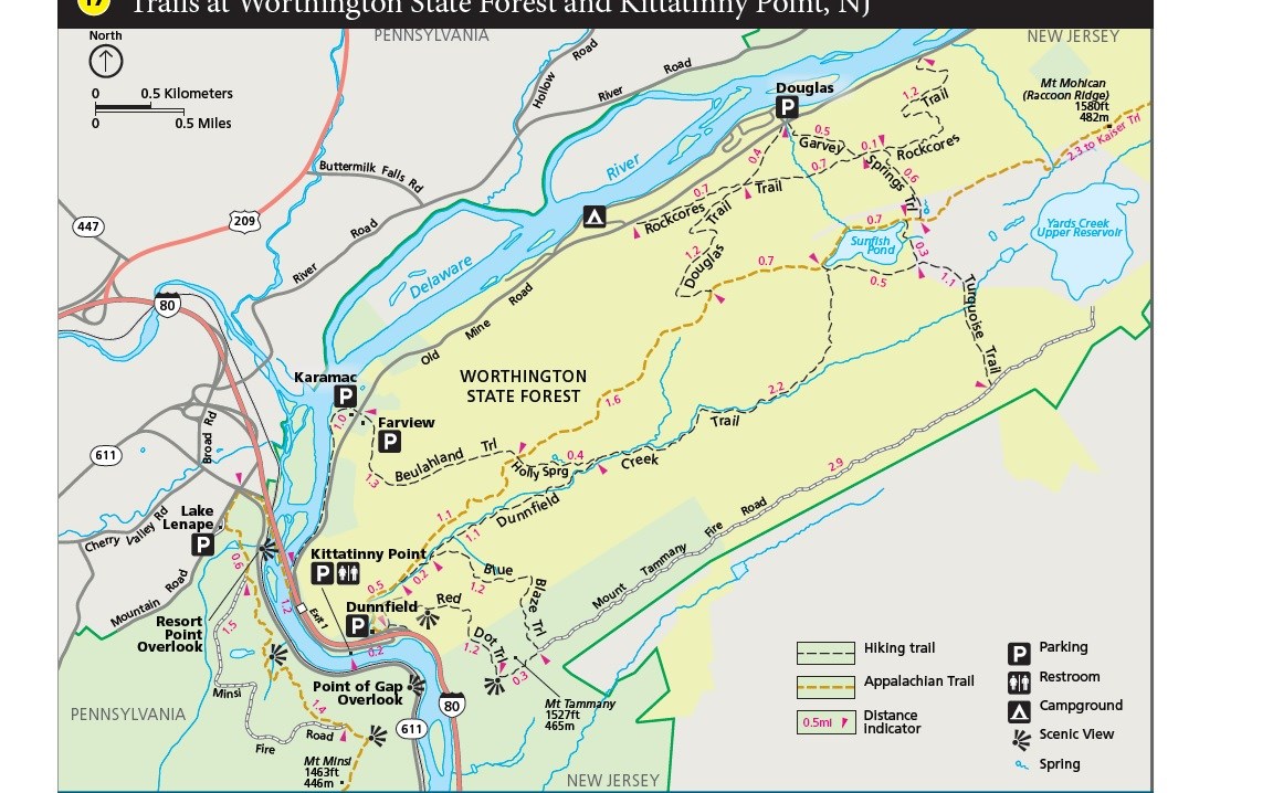 Dunnfield Creek Trail - Delaware Water Gap National Recreation Area (U ...