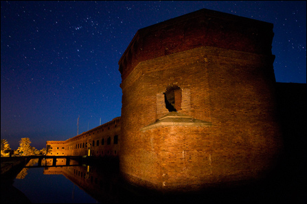Starscape over Fort Jefferson