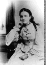 Mary Stilwell Edison around the time of her marraige to Edison.