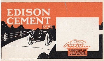 Edison Cement Advertisement