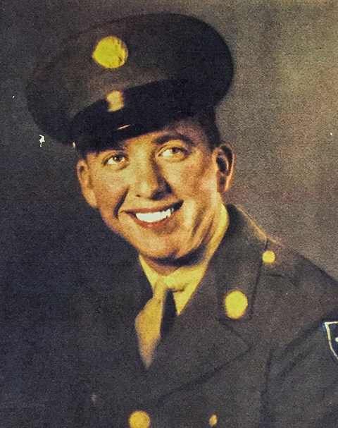 A color portrait picture of Maurice F. Green wearing his military uniform.