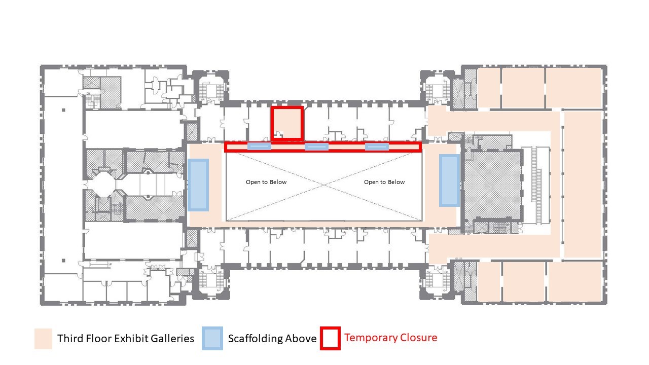 Ellis Island Main Immigration Building Third Floor Exhibit Galleries 2024 Phase 1