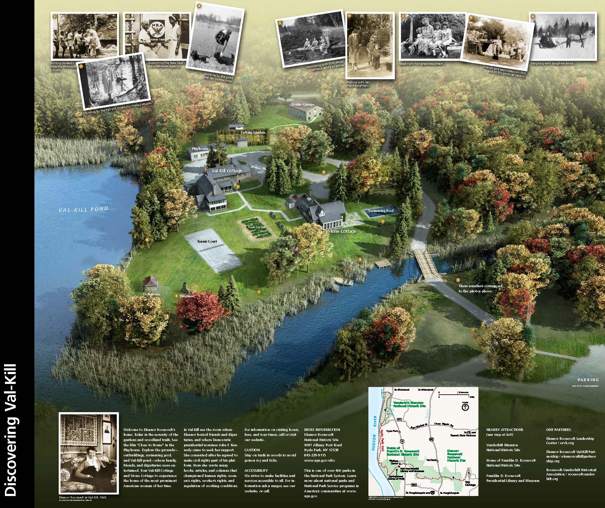 Map of Val-Kill from the brochure