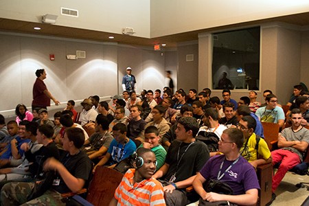 Students from the George P Baker aviation school visited Everglades national Park today