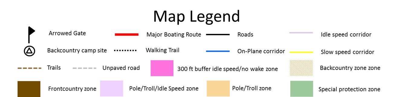 channel marker map legend