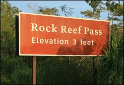 Rock Reef Pass sign