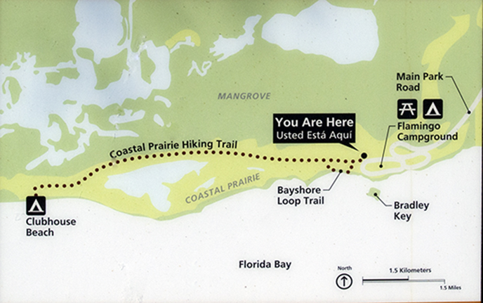 sign at start of costal prairie trail