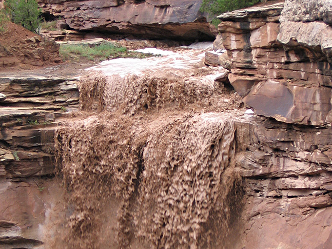water erosion in mountains