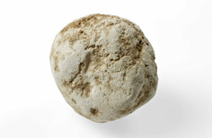Ball of dried clay.