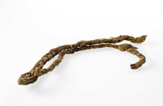 Piece of braided rope.