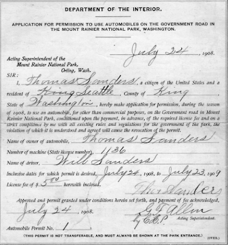 Mt. Rainier National Park Centennial -- Eugene Ricksecker