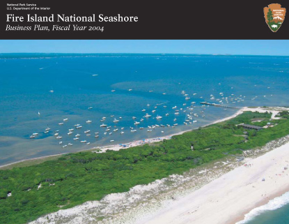 Cover of Fire Island National Seashore Business Plan, Fiscal Year 2004.