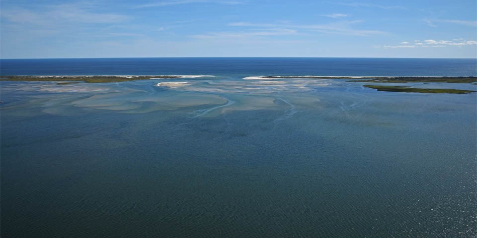 Aerial view of Wilderness Breach in September 2016